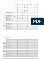 Material Requirement Planning Speadsheet