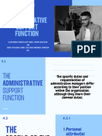Administrative Support Function