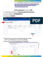 Tutorial para Registro da Realização do Procedimento de Teste Rápido para Detecção de SARS Covid 19 no Sistema e-SUS