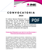 Punto 4 Convocatoria Chiapas 2024