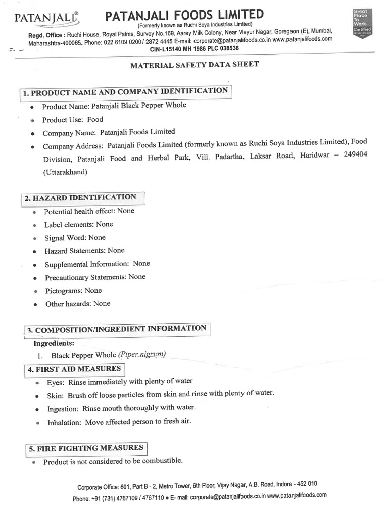 Black Pepper Whole Meaning In Urdu