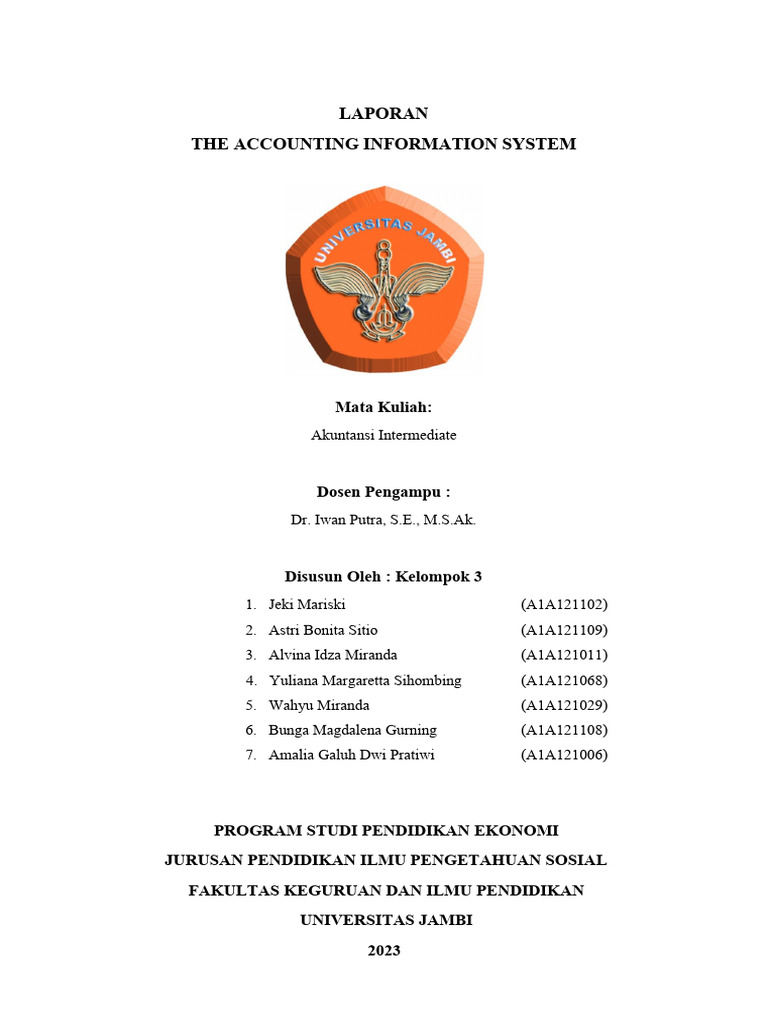 Sistem Informasi Akuntansi 2023 | PDF