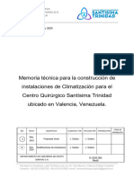 MD - Memoria Descriptiva de Instalaciones de HVAC