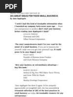 201 Great Ideas for Your Small Business Revised & Updated Edition