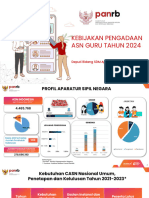 KEBIJAKAN SELEKSI CASN GURU TAHUN 2024 - Bahan Rakor Feb 2024