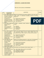 Class Xi BST Chapter 3.public Private and Global Enterprises (Competency - Based Test Items) Marks Wise