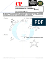 5to - Secundaria - Evaluacion Bimestral 2021 - Razonamiento Matematico