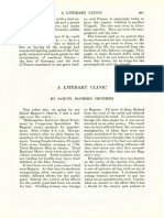 Liiterary Clinic Article 1916