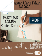 Buku Panduan Lomba Konten Kreatif