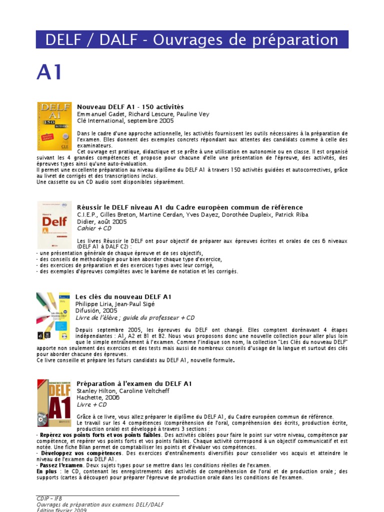 Preparation DELF DALF | PDF | la Francophonie | Enseignement supérieur