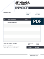 MF Niaga Invoice