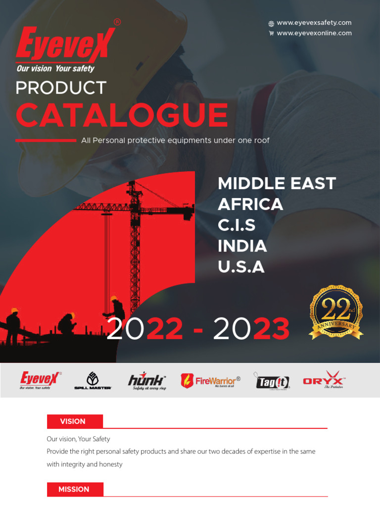 Eyevex Safety Gear Product Catalogue | PDF | Glasses | Personal ...