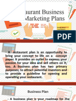 Restaurant Business and Marketing Plans-1