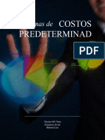 Sistemas de Costos Predeterminados (Estimado y Estándar)