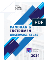 Instrumen Observasi Kelas Maret