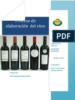 Proceso de Elaboración Del Vino