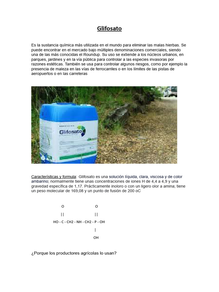 Glifosato Pdf Pesticida