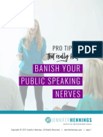 Banish Public Speaking Nerves