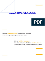 Relative Clauses