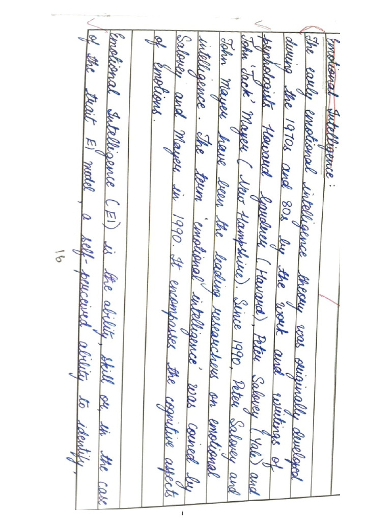 Emotional intelligence pdf