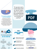 Tríptico Conscencuencias de No Dormir