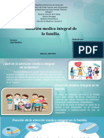 Atencion Medica Integral de La Familia