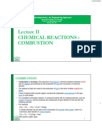 Lecture CH II - MCE 419 - Combustion