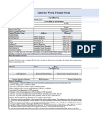 Interior Work Permit Form V3 (514) - Archiville Filled This Out