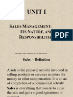 Sales Management