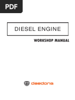 Mitsubishi Engine K3a K3B K3C K3D K3e Service Manual | PDF | Diesel ...