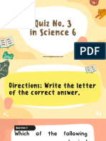Q3 W4 D5 Science Quiz