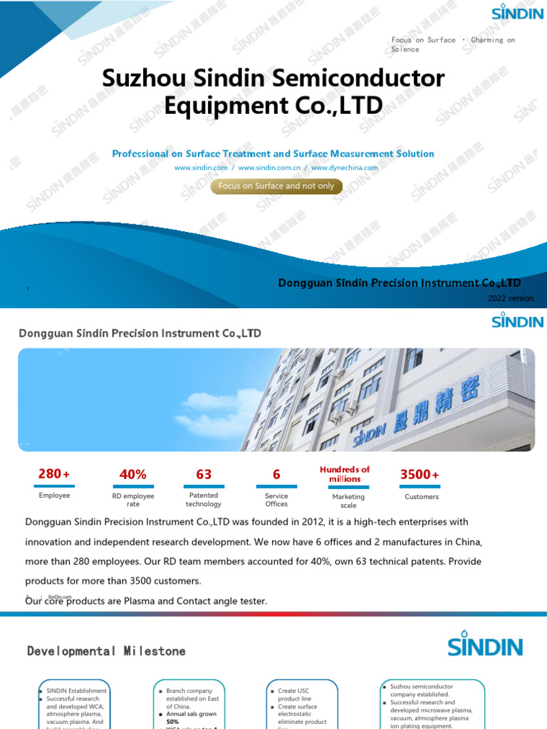 Surface Treatment Solutions by SinDin | PDF | Applied And ...