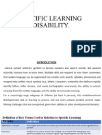 Specific Learning Disability