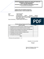 Form Penilaian Seminar Proposal HAKI