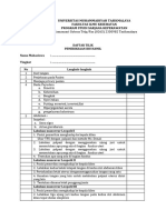 Daftar Tilik OSCE Mater S1 Kep 2022