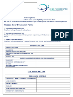 Technical Evaluation Form