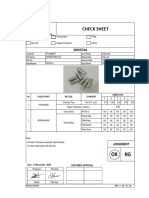 Checksheet SCREW M6X15.5