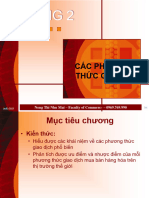 CHƯƠNG 2 - CÁC PHƯƠNG THỨC GIAO DỊCH TMQT - SV