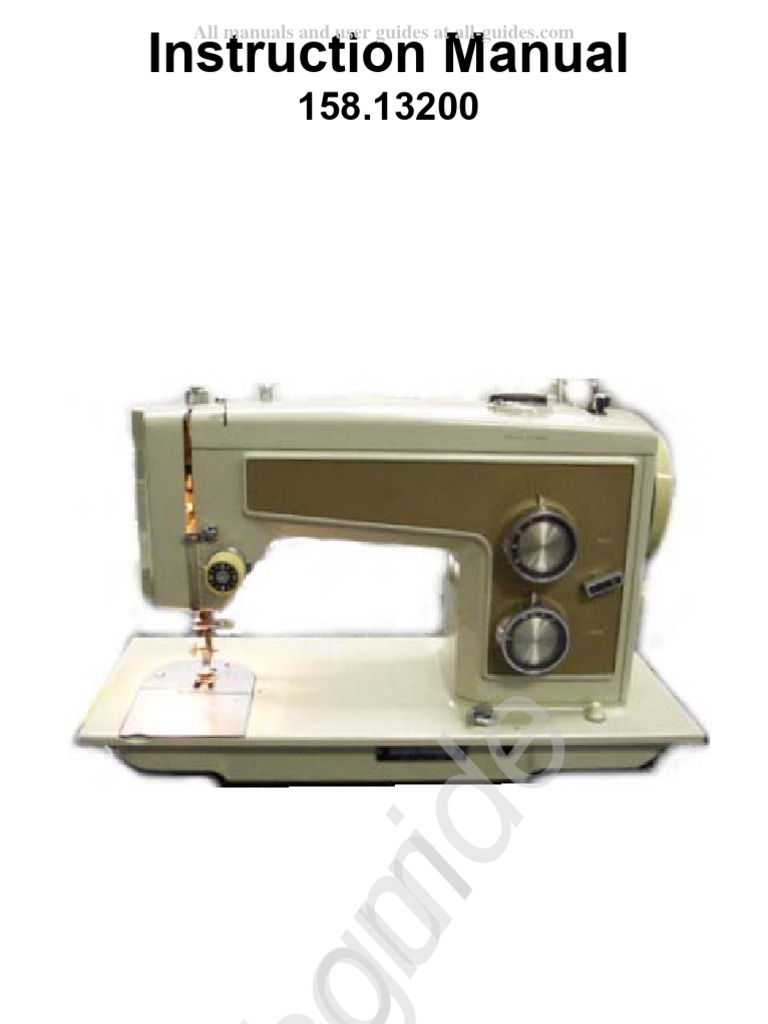 HOW TO USE KENMORE 158 SEWING MACHINE visual data 2