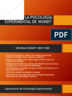 La Psicología Experimental de Wundt