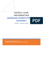 Modul Ajar Informatika 3 - Jaringan Komputer Dan Internet