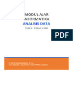 Modul Ajar Informatika 6 - Analisis Data