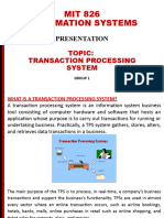 Transaction Processing System Slides