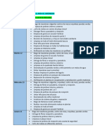 Plan de Trabajo de Jardinería Del 11 de Diciembre Al 23 de Diciembre