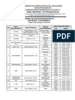 Jadwal Eksul 2024