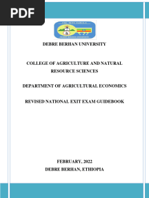 AgEc Exit Exam Guide Book-Revised 2023