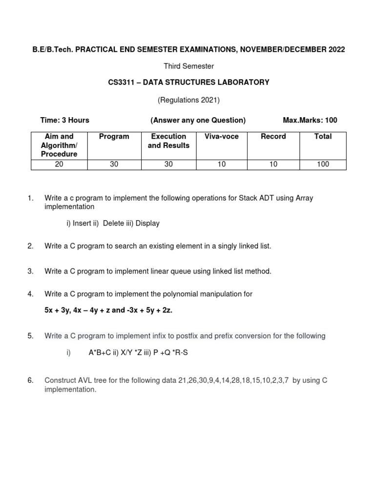 CS3311-SET 4 | PDF | Algorithms And Data Structures | Theoretical ...