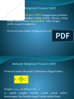 PERTEMUAN 8 Metode Weighted Product (WP) 2