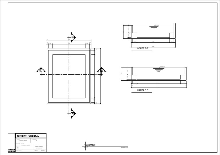 Planos de Jacuzzi de Obra | PDF