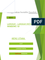 Langkah - Langkah Instal Windows 10